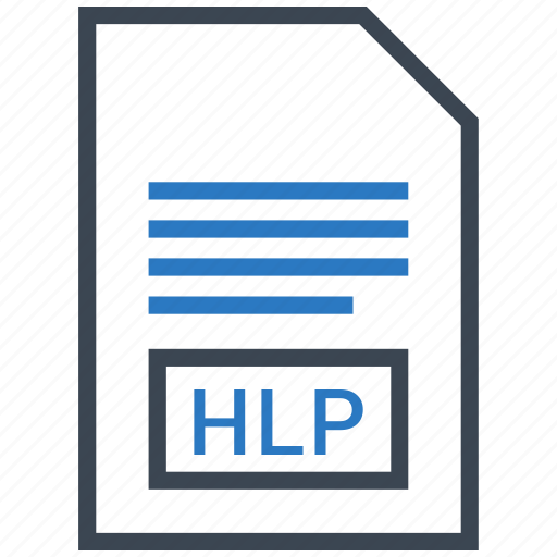 Document, extension, file, hlp icon - Download on Iconfinder