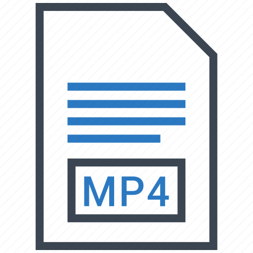 Document, extension, file, mp4 icon - Download on Iconfinder