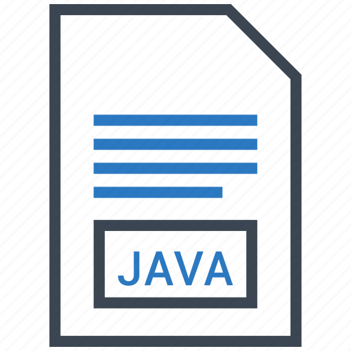 Extention, file, java, type icon - Download on Iconfinder