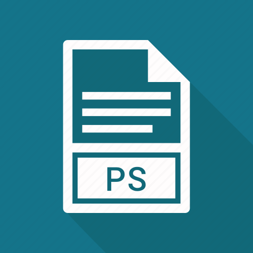 Extension, file, file format, ps icon - Download on Iconfinder