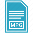 document, extension, file format, mpg