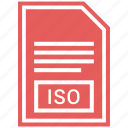 document, extension, file format, iso 