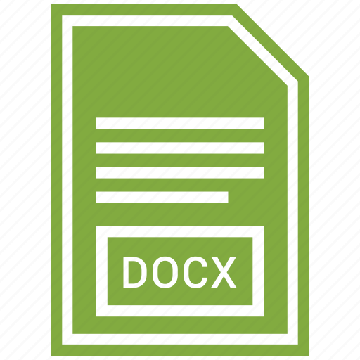 Document, docx, extension, file, file format icon - Download on Iconfinder