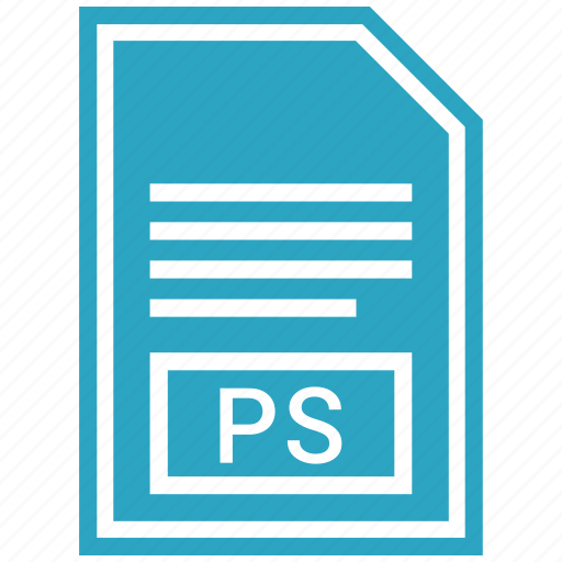 Document, extension, file, file format, ps icon - Download on Iconfinder