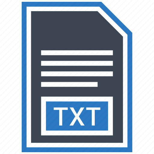 Extensiom, file, file format, txt icon - Download on Iconfinder