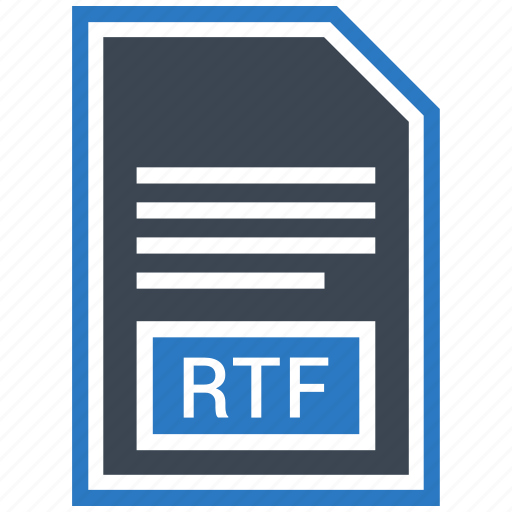 Extention, file, rtf, type icon - Download on Iconfinder