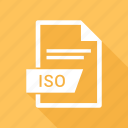 document, extension, file, iso