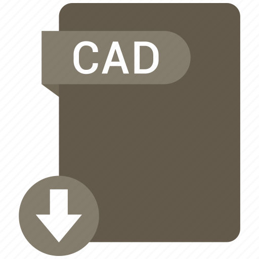 Cad, extension, file, format, paper icon - Download on Iconfinder