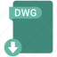 dwg, extension, file, format, paper 
