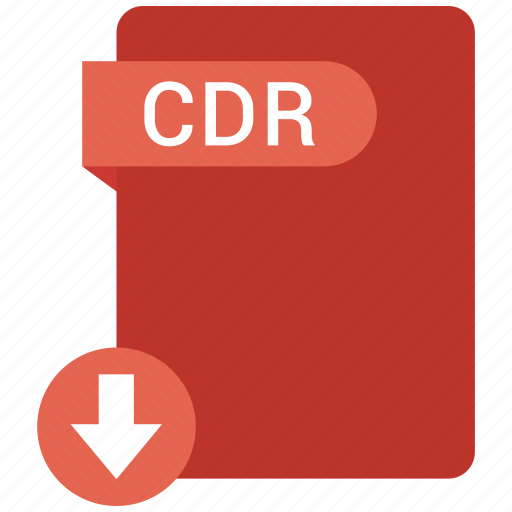 Cdr, extension, file, format, paper icon - Download on Iconfinder