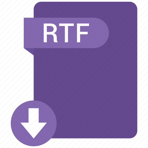 Document, extension, folder, paper, rtf icon - Download on Iconfinder