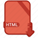 document, extension, format, html, paper