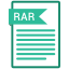 document, extension, folder, paper, rar 