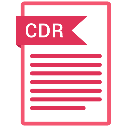 Cdr, document, extension, folder, paper icon - Free download