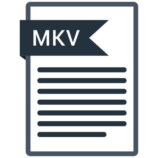 Document, extension, folder, mkv, paper icon - Free download
