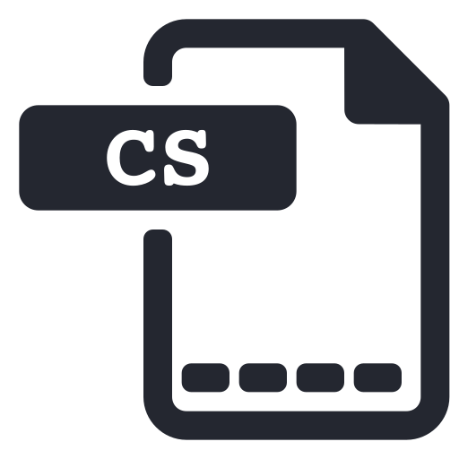 Cs, extension, file, program, programming icon - Free download