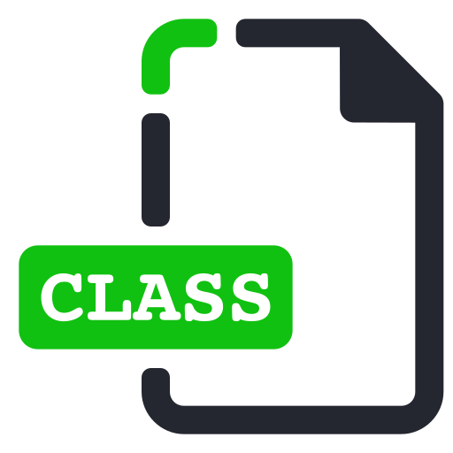Class, extension, file, program, programming icon - Free download