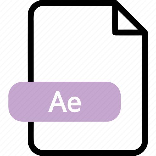 Adobe, ae, aftereffects, extention, file, file type, vfx icon - Download on Iconfinder