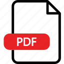 adobe, extention, file, file format, file type, format, pdf