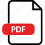 adobe, extention, file, file format, file type, format, pdf 