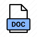 file, folder, doc, document, format, extension, paper, file type