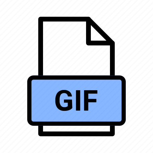 File, folder, gif, document, format, extension, paper icon - Download on Iconfinder
