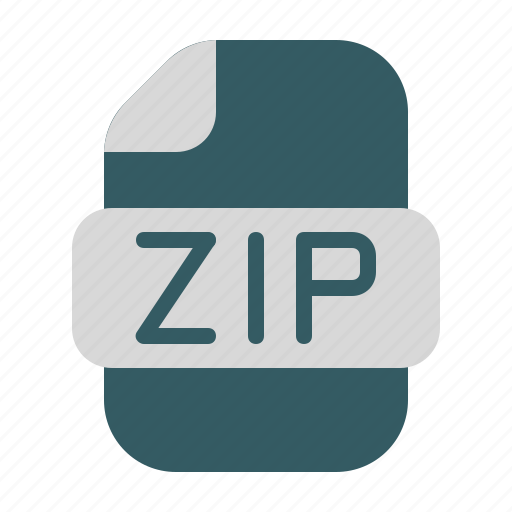 Zip, file, data, filetype, fileformat, format, document icon - Download on Iconfinder