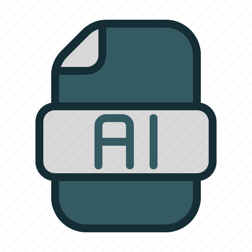 Ai, file, data, filetype, fileformat, format, document icon - Download on Iconfinder