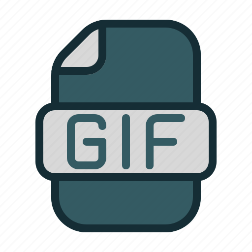 Gif, file, data, filetype, fileformat, format, document icon - Download on Iconfinder