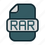 rar, file, data, filetype, fileformat, format, document, extension 