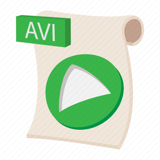 Audio, avi, cartoon, file, music, sign, web icon - Download on Iconfinder