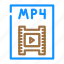 mp4, file, format, document, presentation, web 