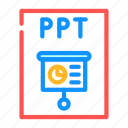 ppt, file, format, document, presentation, web