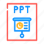 ppt, file, format, document, presentation, web 