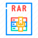 rar, file, format, document, presentation, web