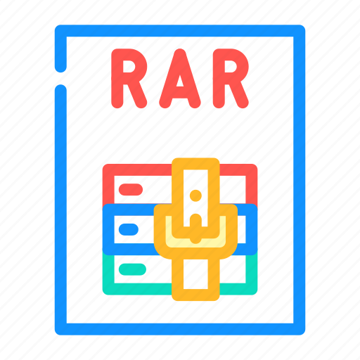 Rar, file, format, document, presentation, web icon - Download on Iconfinder