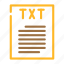 txt, file, format, document, presentation, web 