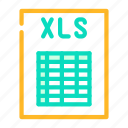 xls, file, format, document, presentation, web