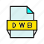 format, dwb, file, document 