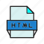 format, html, file, document 