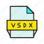 format, vsdx, file, document 