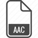 file, format, type, aac, document