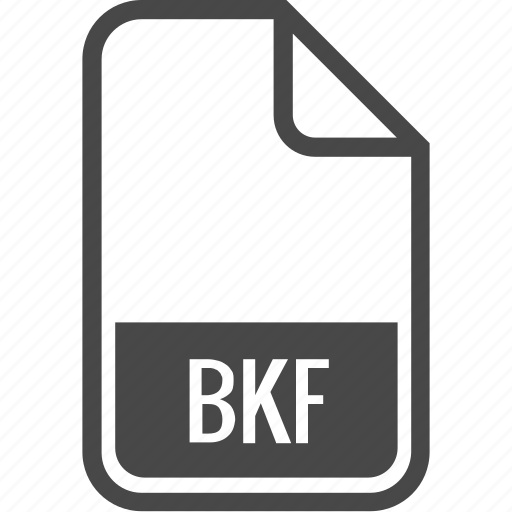 File, format, type, bkf, document icon - Download on Iconfinder
