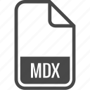 file, format, type, document, mdx