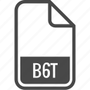 file, format, type, b6t, document