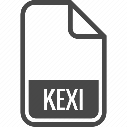 File, format, type, document, kexi icon - Download on Iconfinder