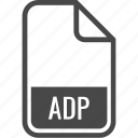 file, format, type, adp, document