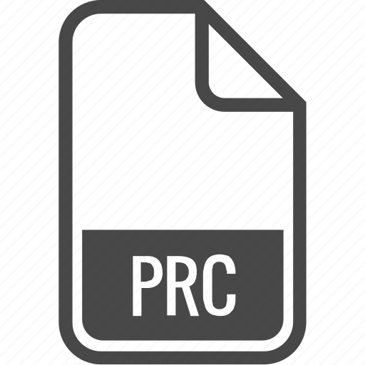 File, format, type, document, prc icon - Download on Iconfinder