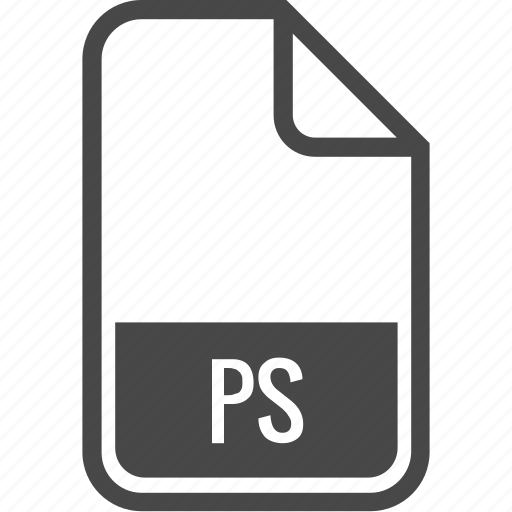 File, format, type, document, ps icon - Download on Iconfinder