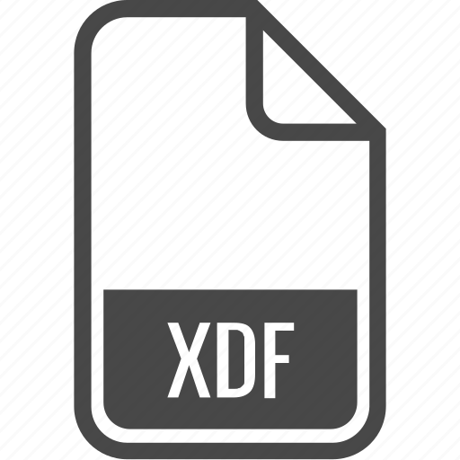 File, format, type, document, xdf icon - Download on Iconfinder